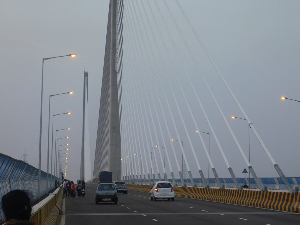 pleasant view form the bridge.